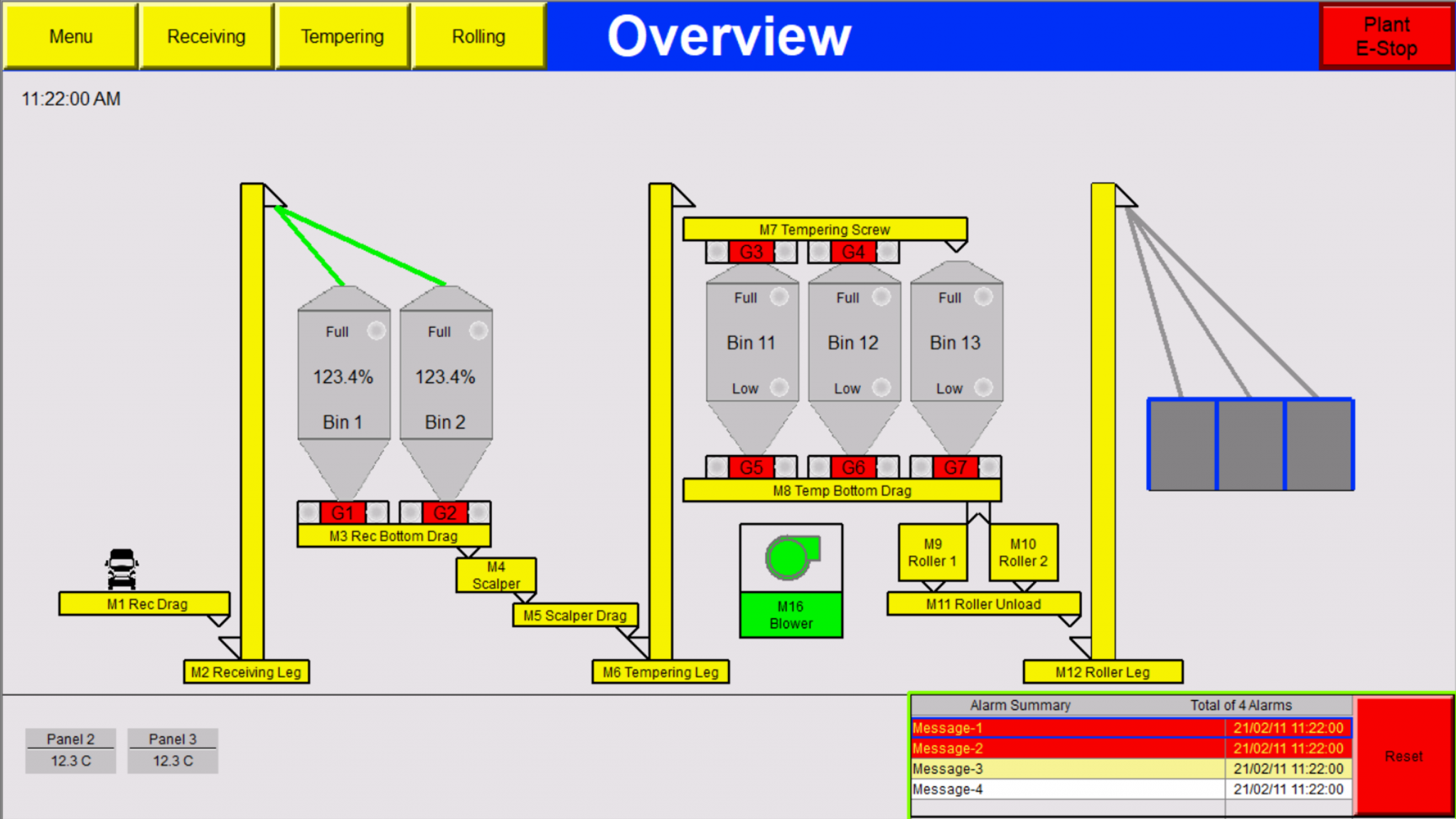 Feedlot Grain Handling and Milling System Atom Automation